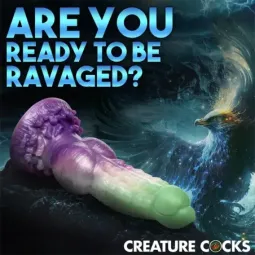 Creature Cocks Aqua Phoenix silikoondildo