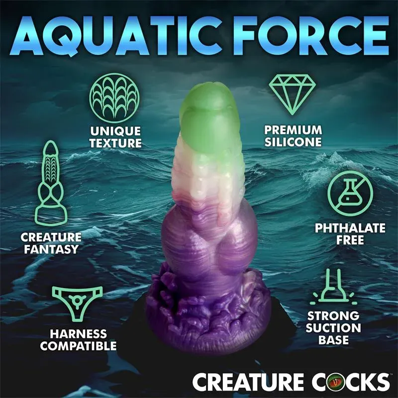 Creature Cocks Aqua Phoenix silikoondildo