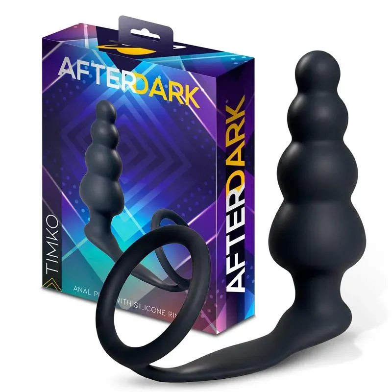 AFTERDARK Timko анальная пробка с кольцом