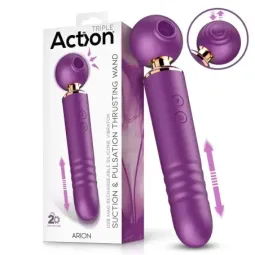 ACTION Arion вибромассажёр с вакуумом и толчками