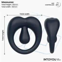 INTOYOU Kenny peenisrõngas äpiga ja vibraatoriga