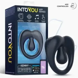 INTOYOU Kenny peenisrõngas äpiga ja vibraatoriga