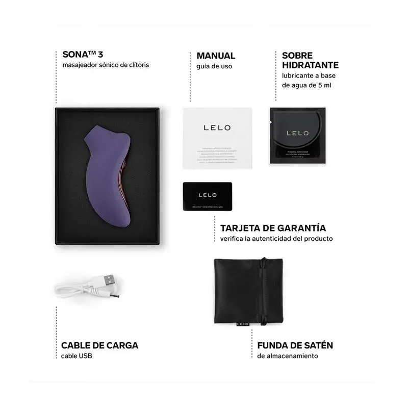 LELO Sona 3 kliitoristimulaator, Cyber Purple