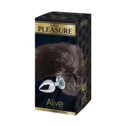 ALIVE Fox Tail Plug L metallist anaaltapp