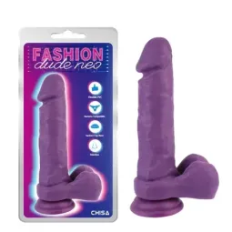 CHISA Dual Density Dildo Purple 8.2 на присоске