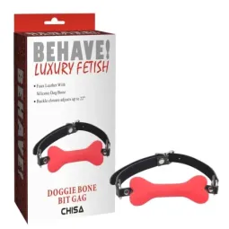 CHISA Doggle Bone Bit suupall, punane