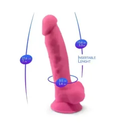 SILEXD Model 7 helendav dildo, roosa