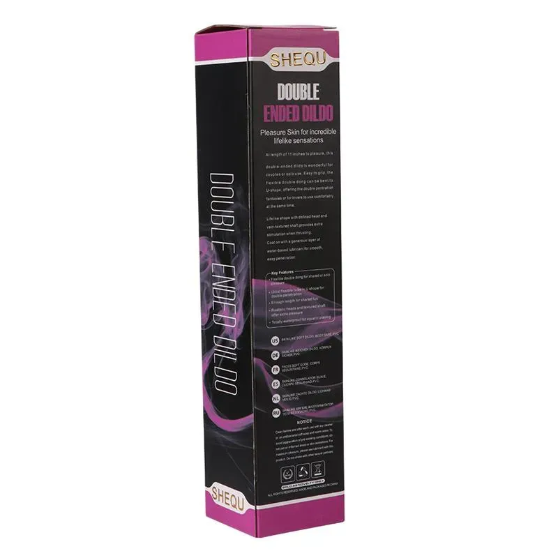 SHEQU Lester topeltdildo 33 cm