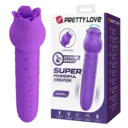 PRETTYLOVE Dannell клиторальный вибратор с язычком
