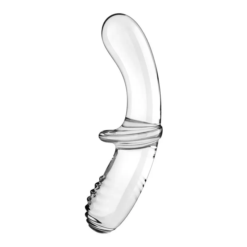 Satisfyer Double Crystal стеклянный дилдо