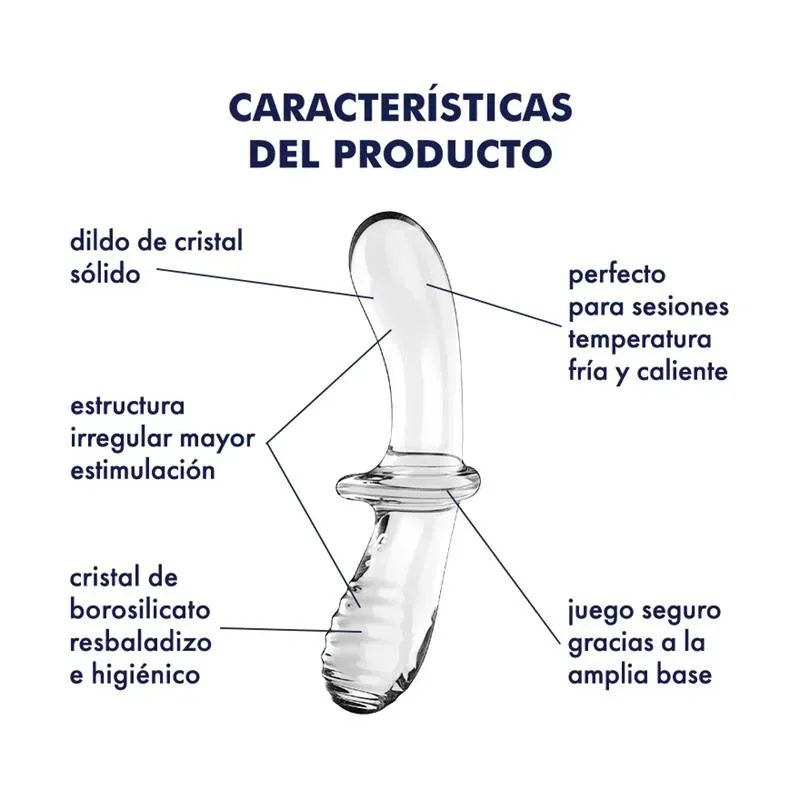 Satisfyer Double Crystal klaasdildo