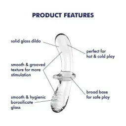 Satisfyer Double Crystal klaasdildo