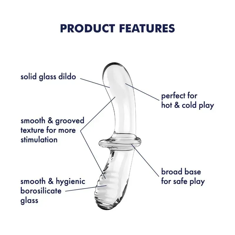 Satisfyer Double Crystal klaasdildo