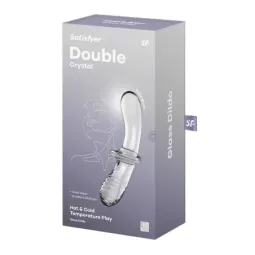 Satisfyer Double Crystal klaasdildo