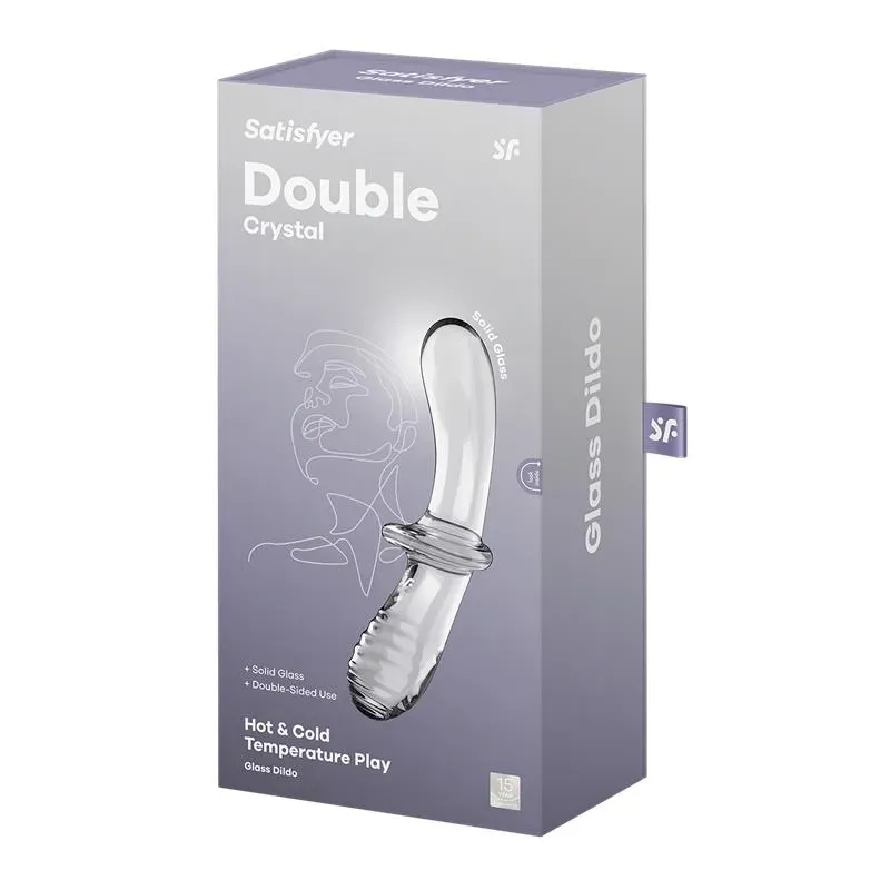 Satisfyer Double Crystal klaasdildo