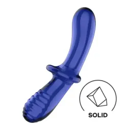 Satisfyer Double Crystal стеклянный дилдо