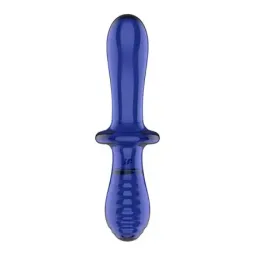 Satisfyer Double Crystal стеклянный дилдо