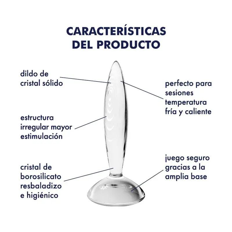 Satisfyer Sparkling Crystal анальная пробка из стекла