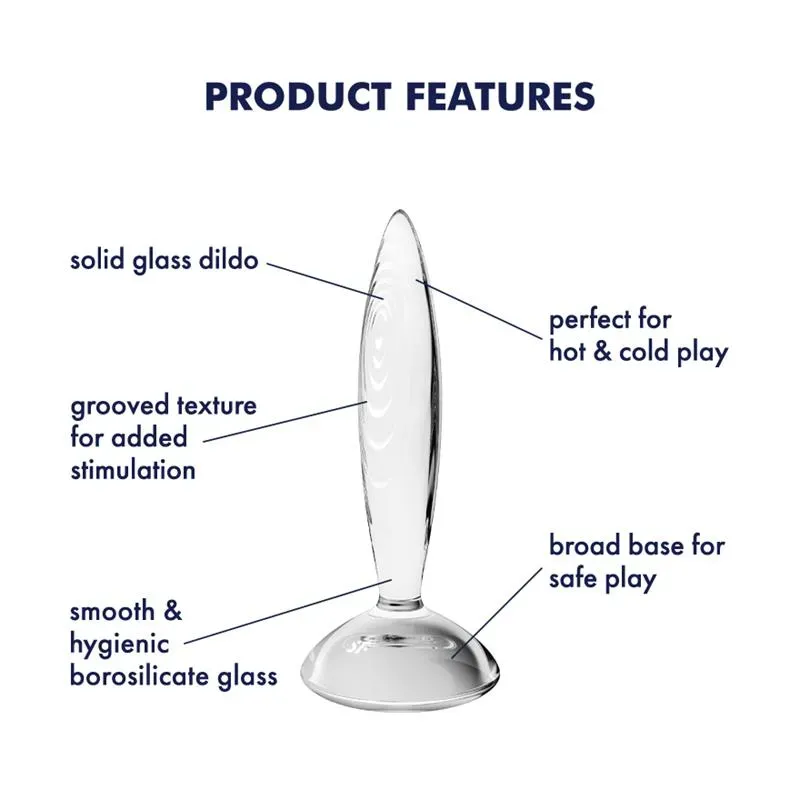 Satisfyer Sparkling Crystal анальная пробка из стекла