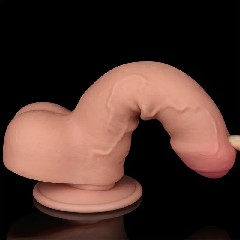 LOVETOY Sliding Skin Dual Layer Dildo 7
