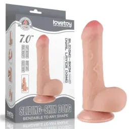 LOVETOY Sliding Skin Dual Layer Dildo 7