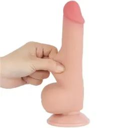 LOVETOY Sliding Skin Dual Layer realistlik dildo