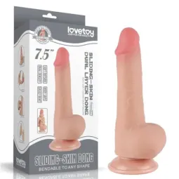 LOVETOY Sliding Skin Dual Layer фаллоимитатор