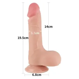 LOVETOY Sliding Skin Dual Layer dildo