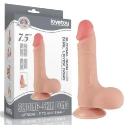 LOVETOY Sliding Skin Dual Layer dildo