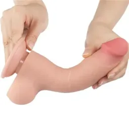 LOVETOY Sliding Skin Dual Layer realistlik dildo