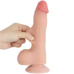 LOVETOY Sliding Skin Dual Layer realistlik dildo