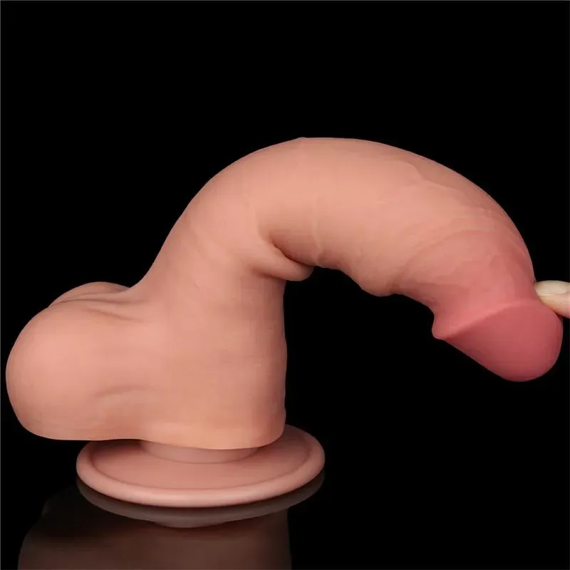 LOVETOY Sliding Skin Dual Layer realistlik dildo
