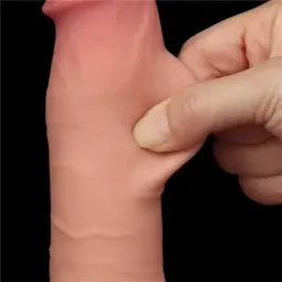 LOVETOY Sliding Skin Dual Layer realistlik dildo