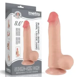 LOVETOY Sliding Skin Dual Layer фаллоимитатор