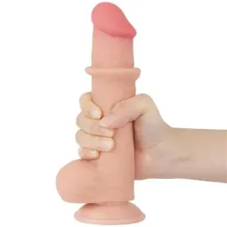 LOVETOY Sliding Skin Dual Layer фаллоимитатор