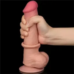 LOVETOY Sliding Skin Dual Layer realistlik dildo