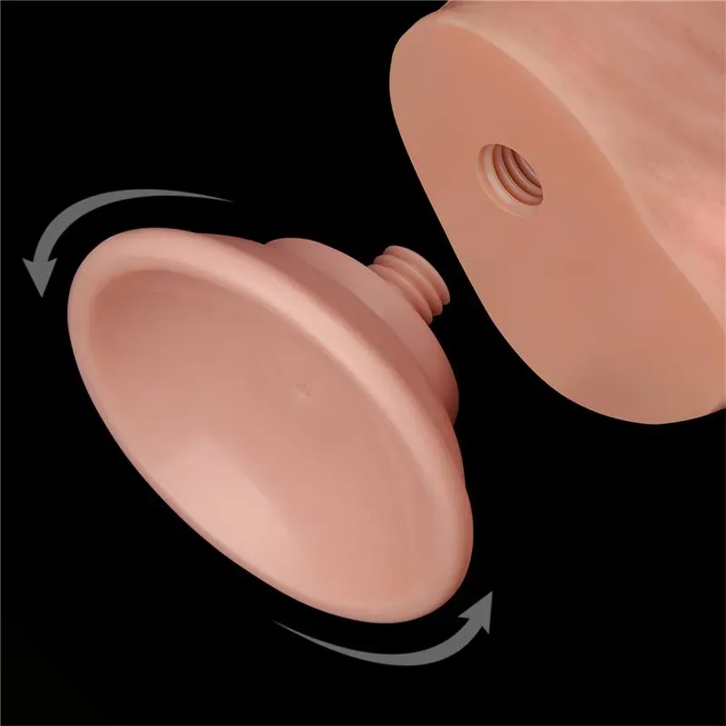 LOVETOY Sliding Skin Dual Layer realistlik dildo