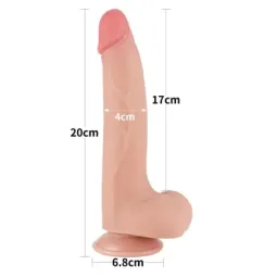 LOVETOY Sliding Skin Dual Layer 8.5 dildo