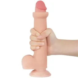 LOVETOY Sliding Skin Dual Layer realistlik dildo