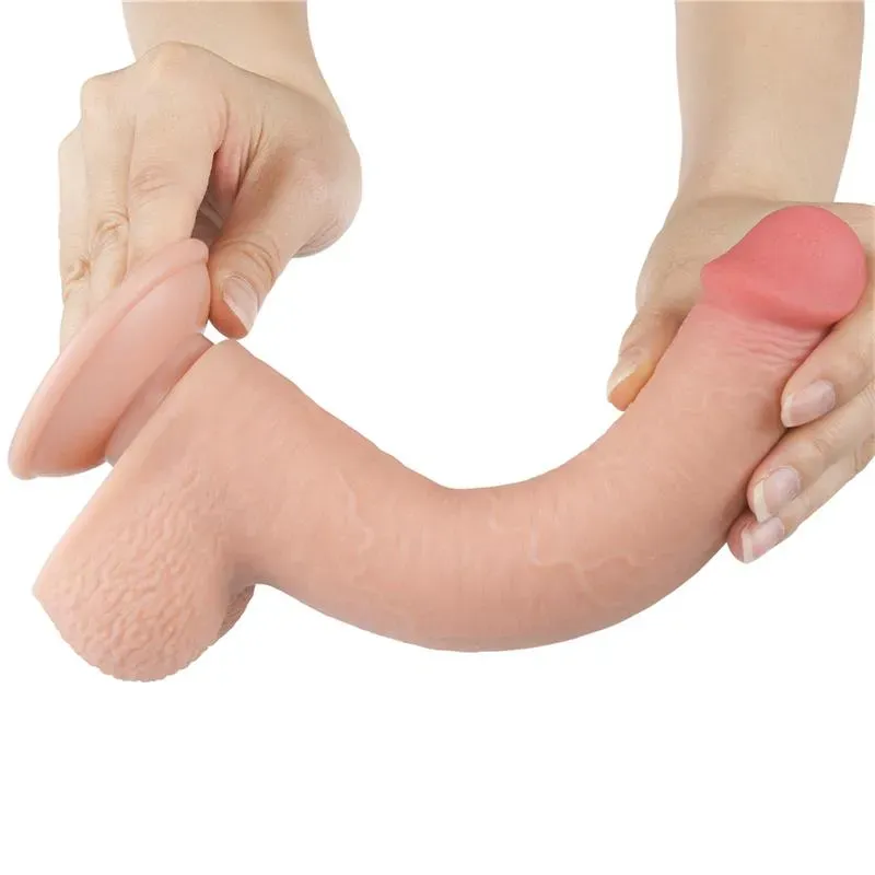 LOVETOY Sliding Skin Dual Layer realistlik dildo
