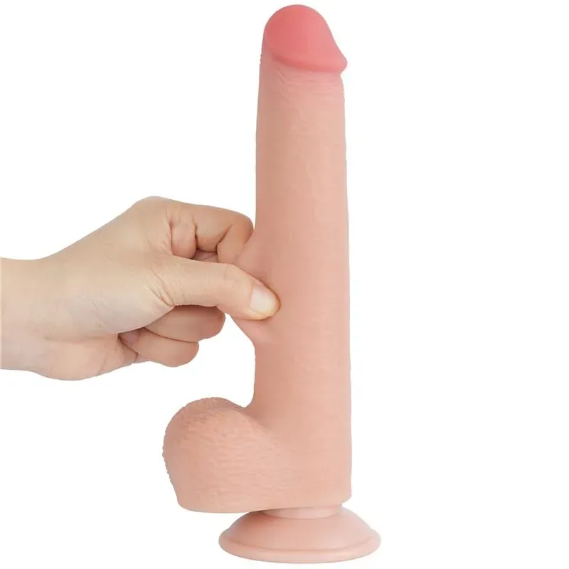 LOVETOY Sliding Skin Dual Layer realistlik dildo