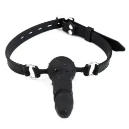 LATETOBED BDSM LINE кляп с дилдо, регулируемый