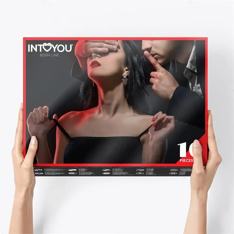 INTOYOU BDSM LINE 10-osaline bondage komplekt