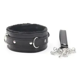 LATETOBED BDSM ошейник с металлической цепью