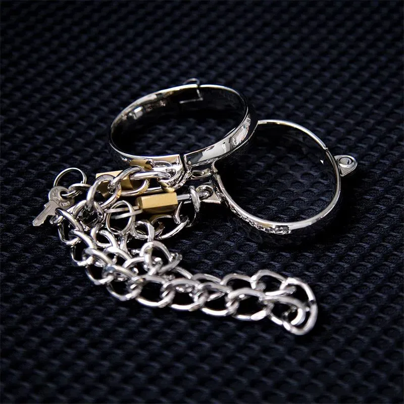LATETOBED BDSM LINE metallist käerauad 5,5 cm