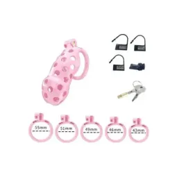 PENIS CAGES PC03 Pink клетка для пениса из ABS
