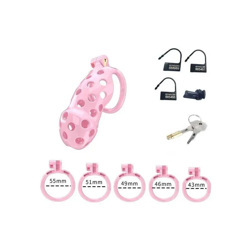 PENIS CAGES PC03 Pink клетка для пениса из ABS