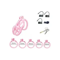 Penis Cage PC02 Pink peenisepuur ABS-plastist