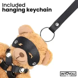 INTOYOU Bearly брелок-мишка БДСМ с портупеей