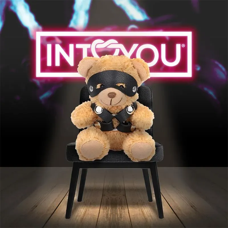 INTOYOU Bearly брелок-мишка БДСМ с портупеей